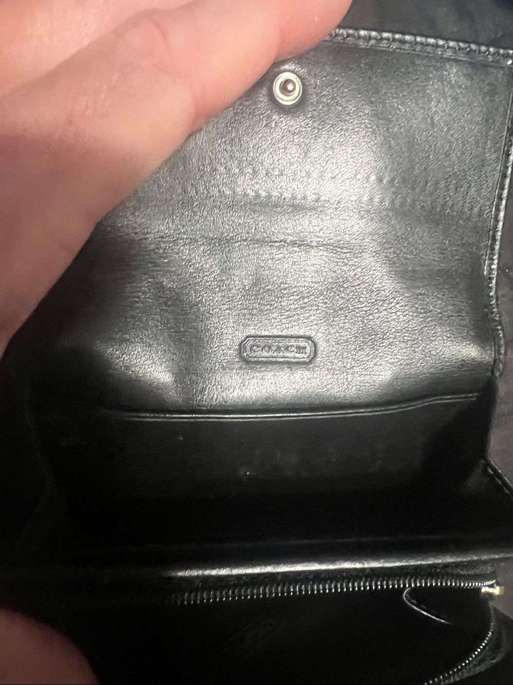 Coach black wallet - Picture 3 of 8